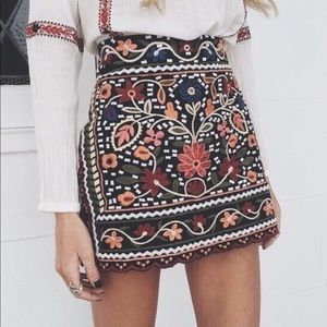 Embroidery skirt